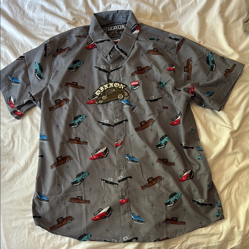 DIXXON Multicolor Car Print Men's Shirt